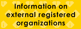 Information on external registered organizations