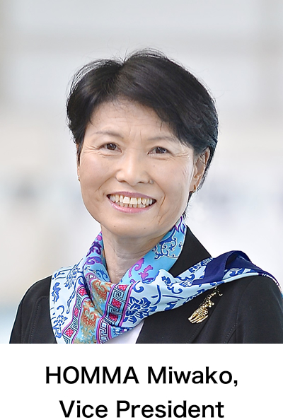 HOMMA Miwako,Vice President