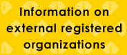 Information on external registered organizations