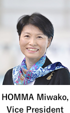 HOMMA Miwako,
Vice President